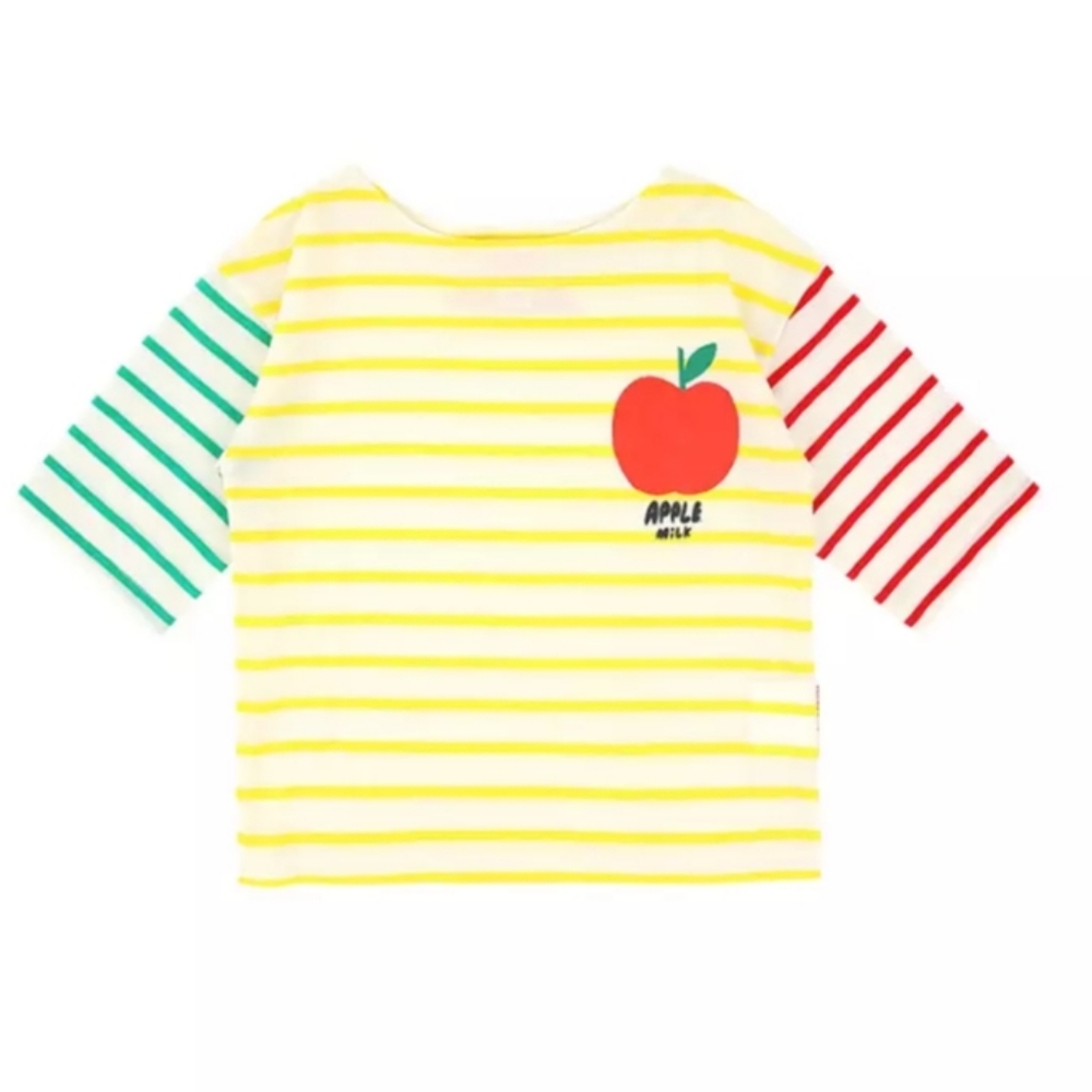 Apple Multi Sripe baseball t